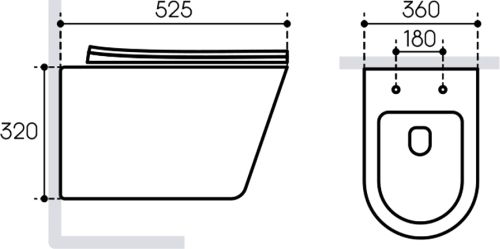 Комплект Унитаз подвесной Aqueduto Cone CON0120 безободковый, с микролифтом, белый матовый + Инсталляция STWORKI + Кнопка Хельсинки 500470 белая в Георгиевске