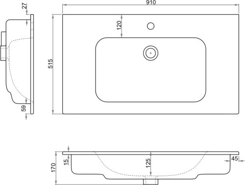 Раковина STWORKI 91 42091-KL в Георгиевске